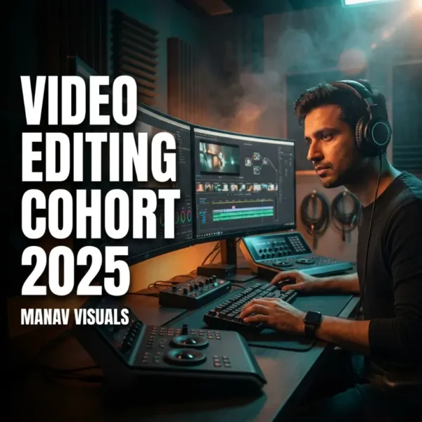Latest Video Editing Cohort 2025 By Manav Visuals